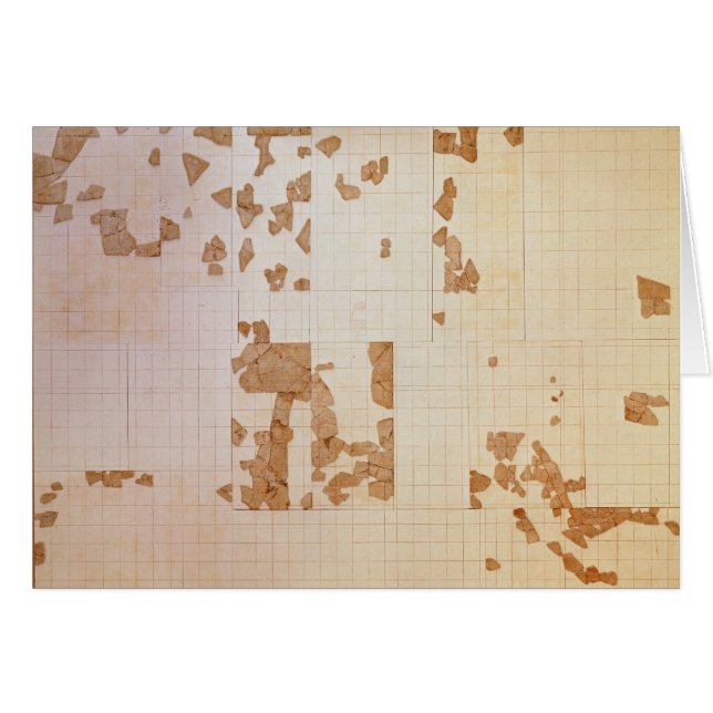 Reste d'un cadastre (Devant horizontal)