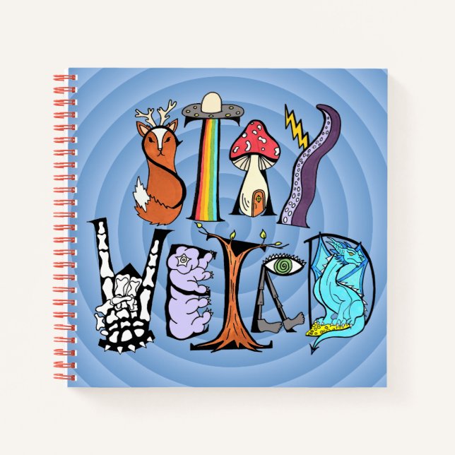 Rester un Carnet de carnet de notes bizarre (Devant)