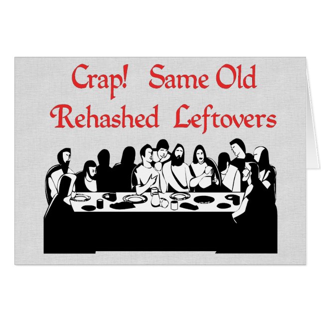 Restes de dernier dîner (Devant horizontal)