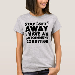 Restez à 10 mètres du T-shirt [encre/gris]