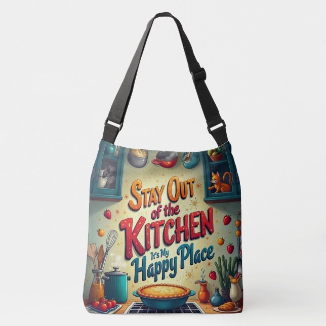 Restez à l'écart de la cuisine - Sac à deux côtés (Devant)