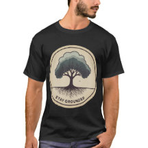 Restez au sol - T-shirt inspirant
