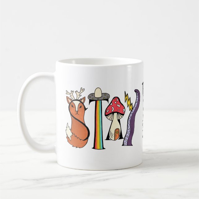Restez bizarre Mug (Gauche)