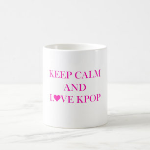 Restez calme et amoureux Kpop Mug
