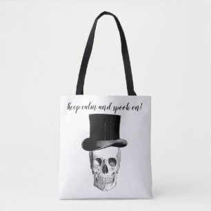 Restez calme et ayez peur ! sac fourre-tout crâni