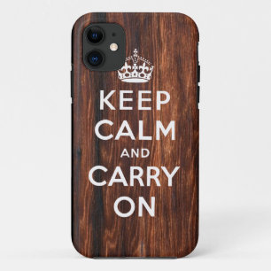 Restez calme et continuez sur l'iPhone 5 Coque Im