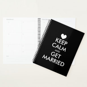 Restez calme et devenez marié wedding planner book