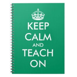 Restez calme et enseigner sur le carnet | Fournitu