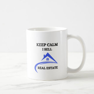 Restez calme Je Vends Immobilier Mug