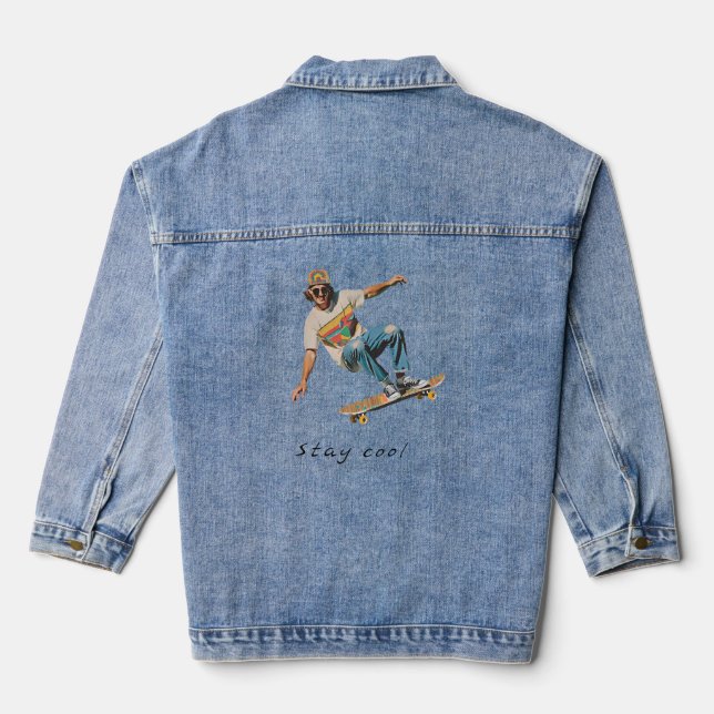 Restez Cool Denim Veste (Verso)