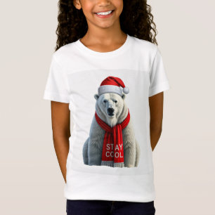 "Restez Cool Polar Bear Kids’ T-Shirt - Fun & Fest