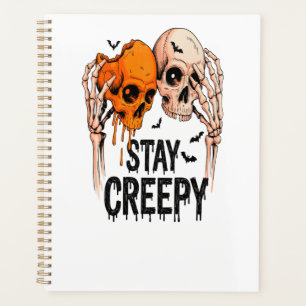 Restez Créepy PNG, Crâne Rétro Halloween