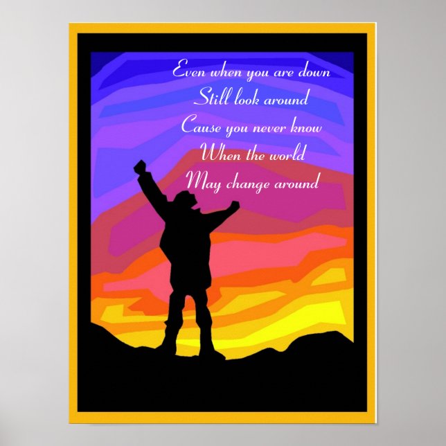 Restez des affiches positives (Devant)