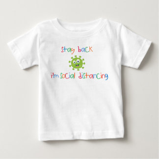 Restez en arrière Je suis un t-shirt bébé en train