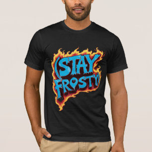 Restez Frosty T-Shirt Fire & Ice Graphic Tee