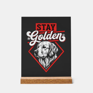 Restez Golden Retriever doré