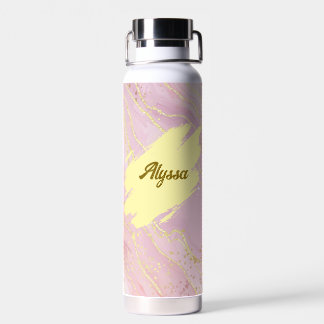 Restez hydraté dans le style - Bouteille d'eau ros