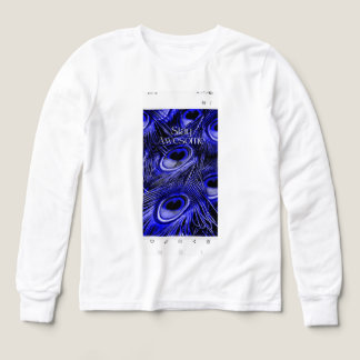 Restez Magnifique Blue  Plume de Paon Inspirationa