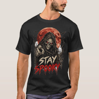 Restez Spooky Équipe de Cimetière T-Shirt Hallowee