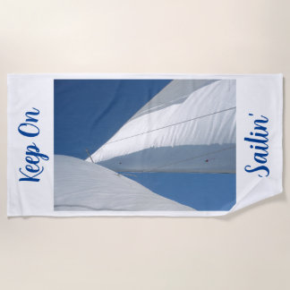 Restez Sur La Serviette De Plage De La Marine
