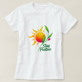 Restez un T-shirt motivé par le soleil et la fleur
