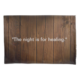 Restful Holz Texture Pillow Kissenbezug