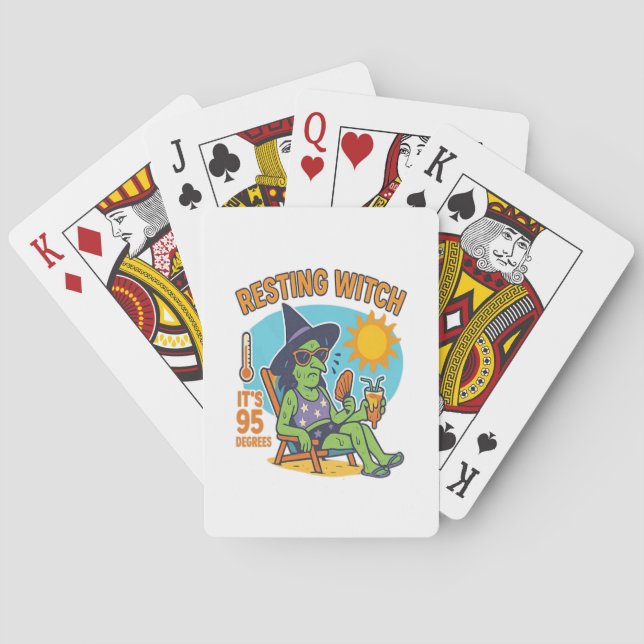 Resthexe - Summerween Premium Spielkarten (Rückseite)