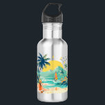 Resting Beach for Summer Edelstahlflasche<br><div class="desc">Time to pause, breathe, and beach. The “Resting Beach” design is made for slow days, salty breeze, and sunny moods. Whether you're oceanside or just wish you were, this tee brings vacation vibes everywhere you go. Lightweight, comfy, and easy to wear perfect for beach days, chill moments, or doing absolutely...</div>