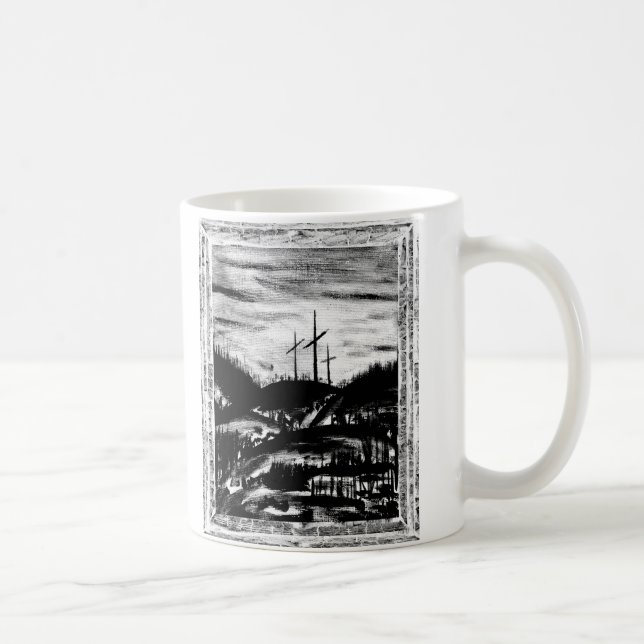 Restlaufkreuz Kaffeetasse (Rechts)