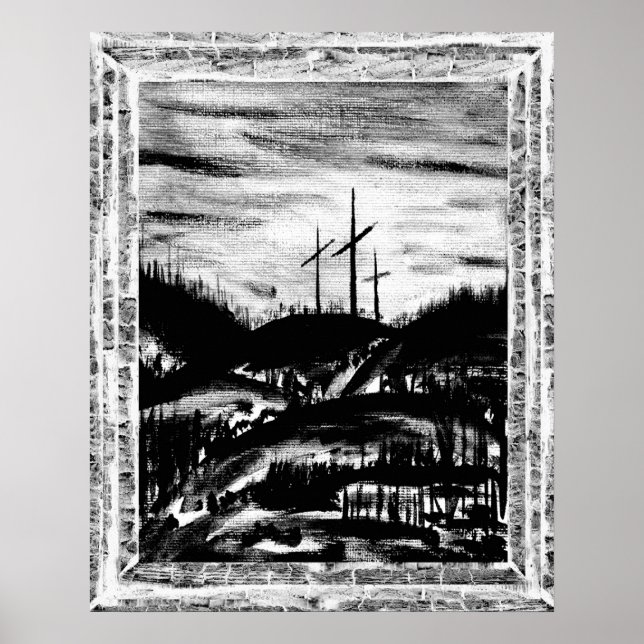 Restlaufkreuz Poster (Vorne)