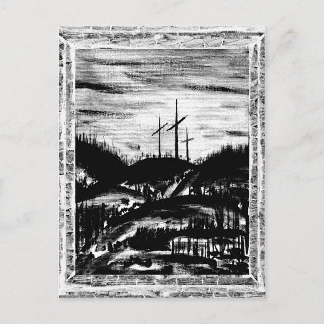 Restlaufkreuz Postkarte (Vorderseite)