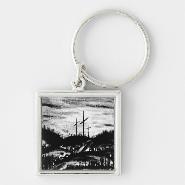 Restlaufkreuz Schlüsselanhänger (Vorne)