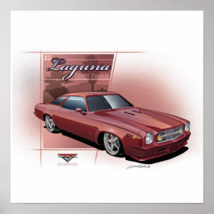 Resto Mod 1973 Laguna Poster