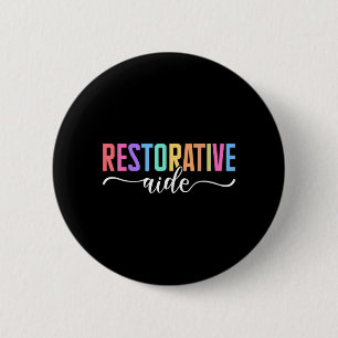 Restorative Aide Designs Unisex-Erwachsene Schwarz Button