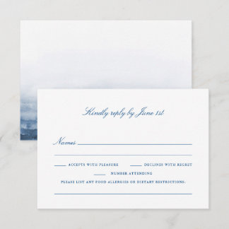 Restrictions alimentaires Carte RSVP - Deer Isle M