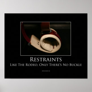 Restriktionen Motivierend Poster