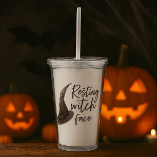 Restrukturierung des Hexenmeisters Funny Hallowe Acryltrinkbecher
