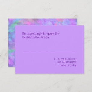 Résumé Bat mitzvah de conception RSVP