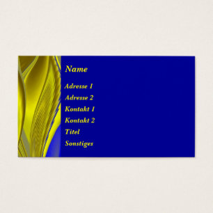 Résumé en or blau - gelée