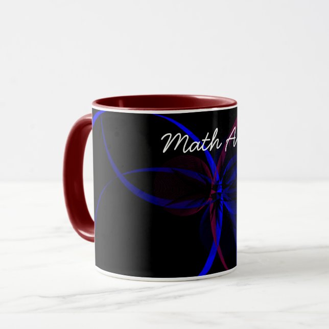 Résumé géométrique Math Art Café Mug (Devant gauche)