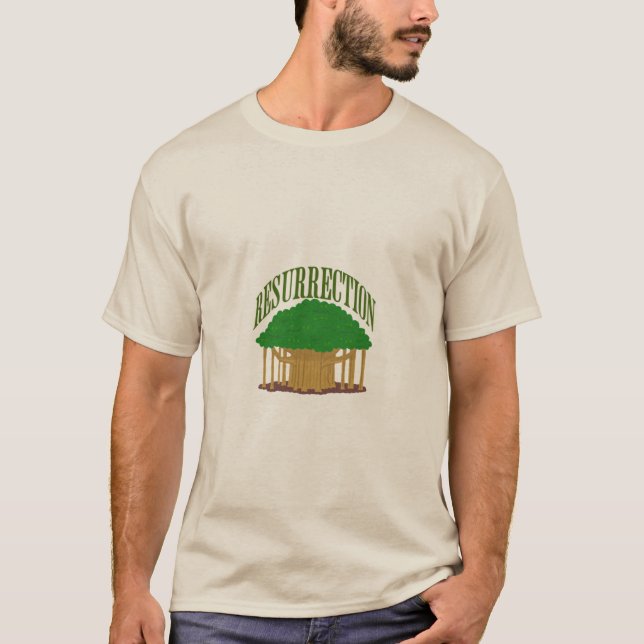 "Résurrection : T-shirt symbolisme de l'arbre de B (Devant)