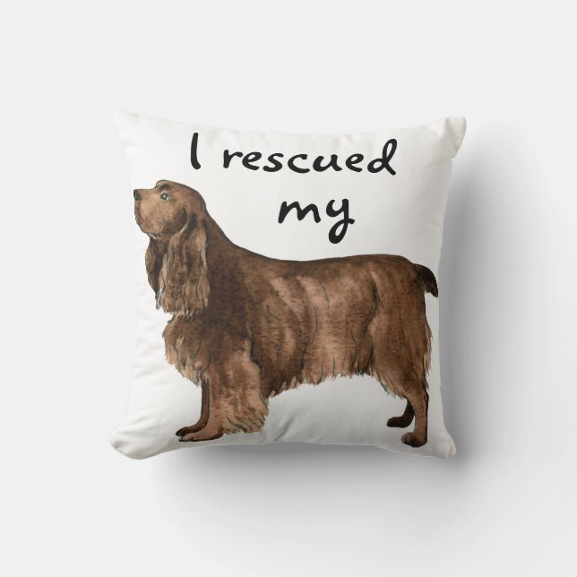 Retcue Field Spaniel Kissen (Vorderseite)