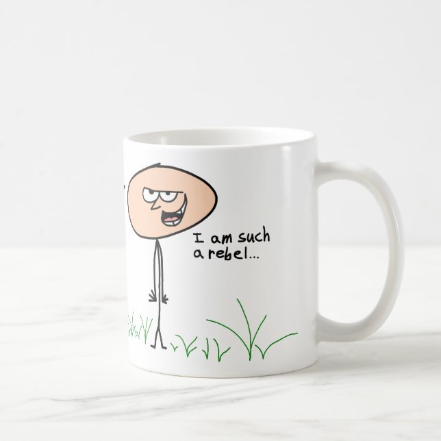 "Retenez l'herbe du DA ! !" tasses (Droite)