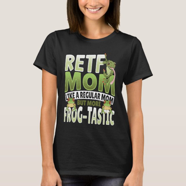 RETF Mama Rotaugelaubfrosch-Mama T-Shirt (Vorderseite)
