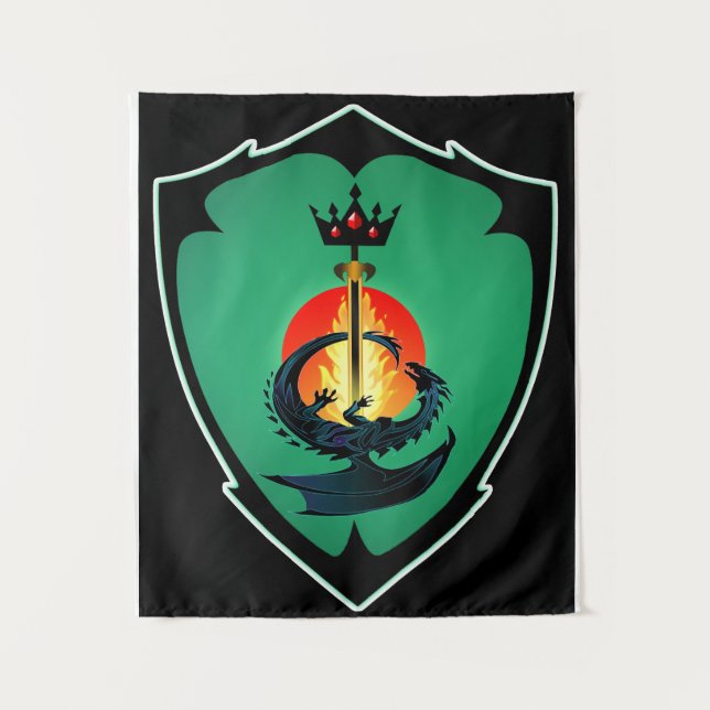 Rethven Coat of Arms Wandteppich (Vorderseite)