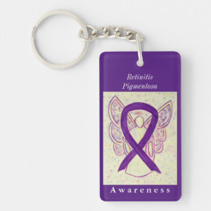Retinitis Pigmentosa Awareness Ribbon Schlüsselan Schlüsselanhänger