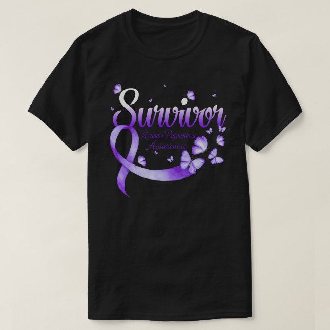Retinitis Pigmentosa Butterfly T-Shirt (Design vorne)