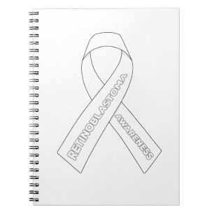 Retinoblastoma Awareness Ribbon Notizblock