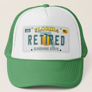 Retiré dans le casquette de la Floride