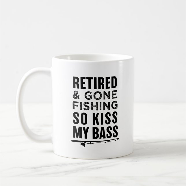 Retiré et allé pêcher ainsi le baiser ma tasse (Gauche)
